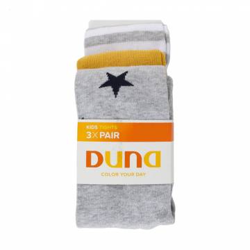 Набор детских колготок Duna 1095, светло-серые, размер 134-140, 3 пары Набор детских колготок Duna 1095, светло-серые, размер 134-140, 3 пары