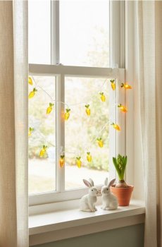 Декоративні LED ліхтарики у формі моркви - різнобарвний