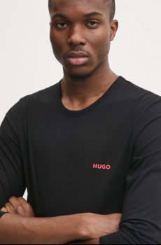 Хлопковый лонгслив лаунж HUGO 3 шт LS-SHIRT RN TRIPLET