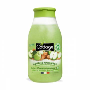 Гель-эксфолиант для душа Cottage Exfoliating Shower Gel, Sugar & Crunchy Apple, 270 мл Гель-эксфолиант для душа Cottage Exfoliating Shower Gel, Sugar & Crunchy Apple, 270 мл