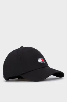 Мужская черная кепка TJM HERITAGE 6 PANELS CAP Черный ONESIZE Tommy Jeans AM0AM12020
