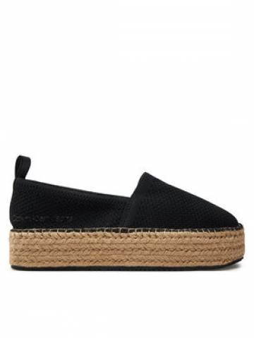 Calvin Klein Jeans Еспадрильї Platform Espadrille Uc YW0YW01377 Чорний Calvin Klein Jeans Еспадрильї Platform Espadrille Uc YW0YW01377 Чорний