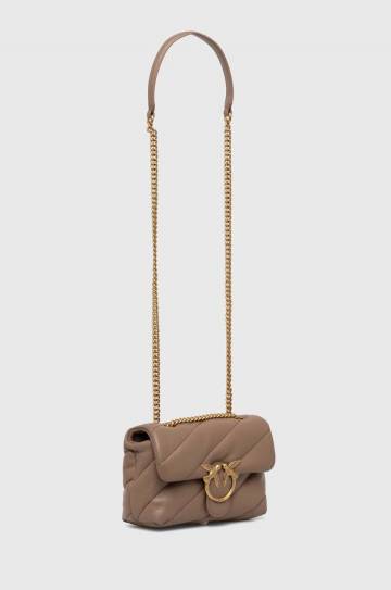 Кожаная сумочка Pinko цвет коричневый 100039 A0F2