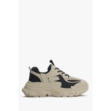 Кросівки шкіряні молочні ES8 ER00115869