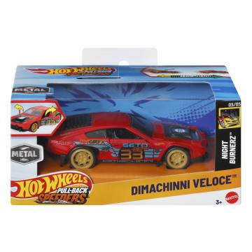 Автомодель Hot Wheels Pull-back speeders Dimachinni Veloce (HPR70/JCM07)