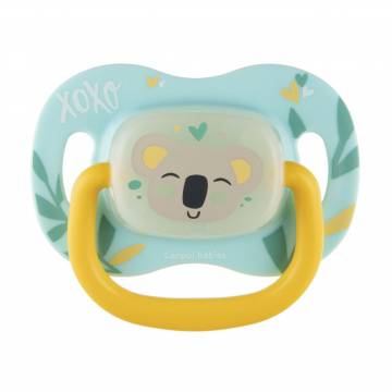 Пустышка Canpol Babies Exotic Коала, силиконовая, симметричная, с рождения до 6 месяцев, 1 шт (34/920_koal) Пустышка Canpol Babies Exotic Коала, силиконовая, симметричная, с рождения до 6 месяцев, 1 шт (34/920_koal)