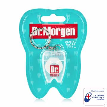 Зубная нить Dr. Morgen Dental Floss Mini для ежедневного ухода, белый, 15 м Зубная нить Dr. Morgen Dental Floss Mini для ежедневного ухода, белый, 15 м