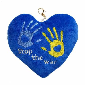 Сердце-брелок Tigres Stop the War, от 1 года (ПД-0431) Сердце-брелок Tigres Stop the War, от 1 года (ПД-0431)