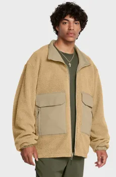 Мужская бежевая двусторонняя куртка MISSION REVERSIBLE JACKET Бежевый S Under Armour 1385845-299