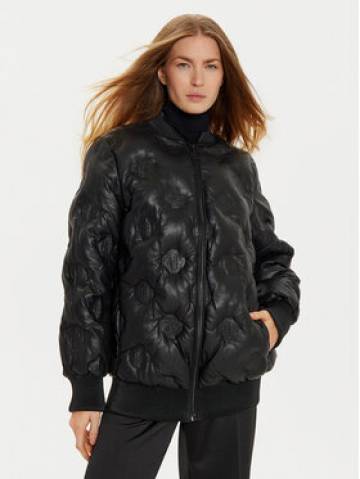 Guess Шкіряна куртка Marianne W4BL60 WGB20 Чорний Regular Fit Guess Шкіряна куртка Marianne W4BL60 WGB20 Чорний Regular Fit