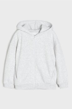 Худі на блискавці - сірий