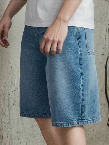 Джинсові шорти - синій