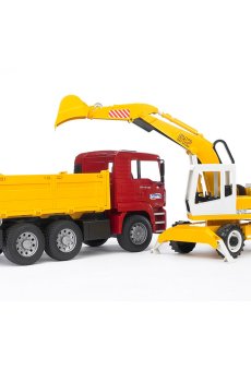 Ігровий набір Bruder вантажівка Мan і екскаватор Liebherr (2751)