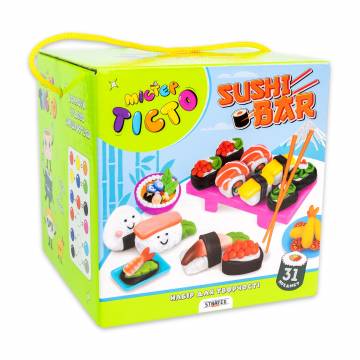 Набор для творчества Strateg Мистер тесто Sushi Bar на украинском языке, 15*15*15 см, 31 элемент, от 3 лет (41013) Набор для творчества Strateg Мистер тесто Sushi Bar на украинском языке, 15*15*15 см, 31 элемент, от 3 лет (41013)