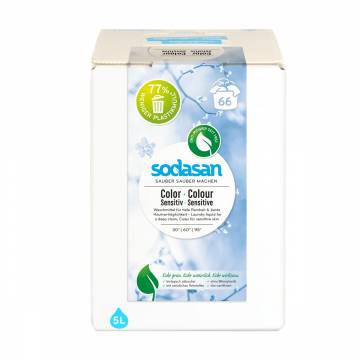 Жидкое средство для стирки детского белья Sodasan Color Sensitiv 66 стирок, 5 л Жидкое средство для стирки детского белья Sodasan Color Sensitiv 66 стирок, 5 л