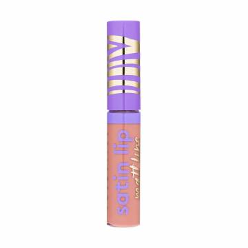Уценка! Жидкая матовая помада для губ Ingrid Cosmetics Satin Lip Matt Lips 01, 8 мл Уценка! Жидкая матовая помада для губ Ingrid Cosmetics Satin Lip Matt Lips 01, 8 мл