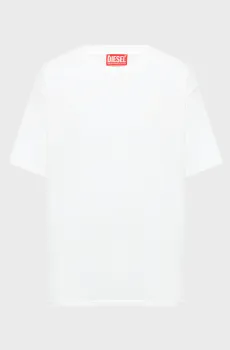 Мужская белая футболка T-BOXT-V8 Белый S Diesel A19985 0AGRI