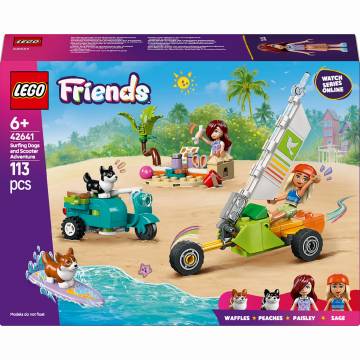 Конструктор LEGO Friends Собачі пригоди на серфі та скутері (42641) Конструктор LEGO Friends Собачі пригоди на серфі та скутері (42641)