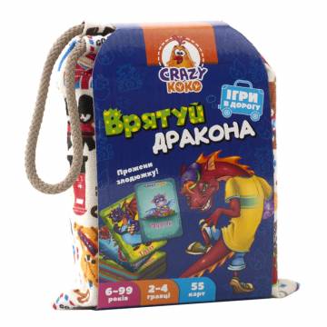Настільна гра Vladi Toys Crazy Koko Врятуй дракона (VT8077-11) Настільна гра Vladi Toys Crazy Koko Врятуй дракона (VT8077-11)