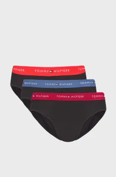 Мужские черные брифы (3 шт) Черный L Tommy Hilfiger UM0UM03876