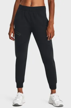 Женские черные спортивные брюки Unstoppable Flc Jogger Черный XXS Under Armour 1379846-001