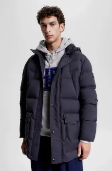Мужская темно-синяя пуховая парка ROCKIE GMD DOWN PARKA Синий S Tommy Hilfiger MW0MW32787