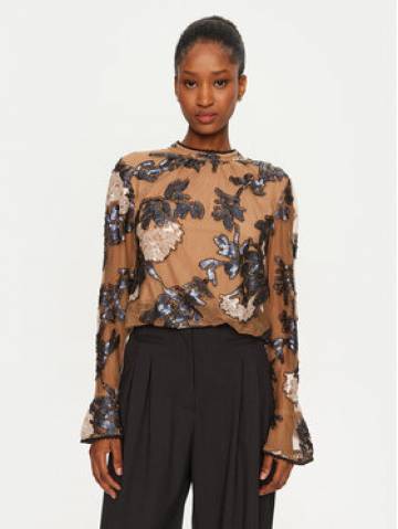 Munthe Блузка 244101124442 Коричневий Regular Fit Munthe Блузка 244101124442 Коричневий Regular Fit