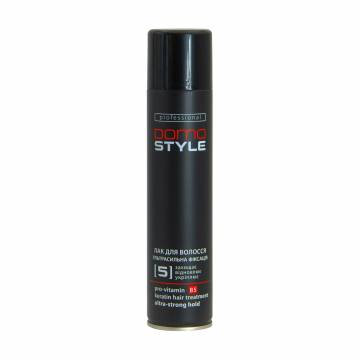 Лак для волос Domo Style Professional Hair Treatment Ультрасильная фиксация, 300 мл Лак для волос Domo Style Professional Hair Treatment Ультрасильная фиксация, 300 мл