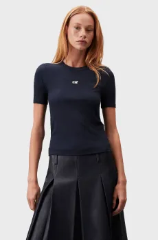 Женская темно-синяя футболка A-Modal Синий XXS Calvin Klein Jeans LV044C901G