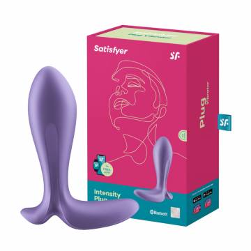Анальная смарт-пробка Satisfyer Intensity Plug с вибрацией, фиолетовая, 1 шт Анальная смарт-пробка Satisfyer Intensity Plug с вибрацией, фиолетовая, 1 шт