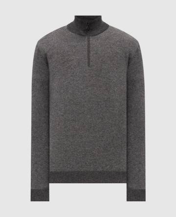 Серый джемпер из кашемира