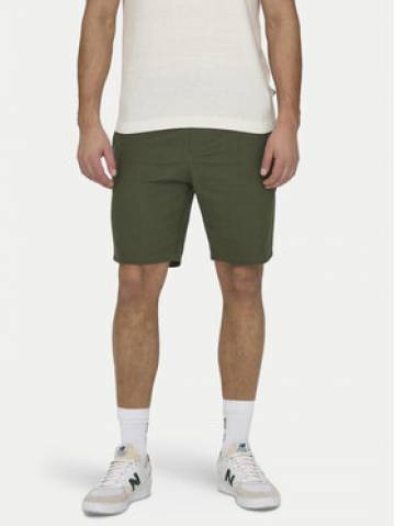 Only & Sons Шорти з тканини Linus 22024967 Хакі Loose Fit Only & Sons Шорти з тканини Linus 22024967 Хакі Loose Fit