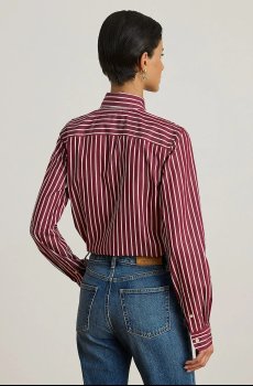Хлопковая рубашка Lauren Ralph Lauren