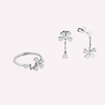 Серебряные серьги Minimal В-80 Серебряные серьги Minimal В-80