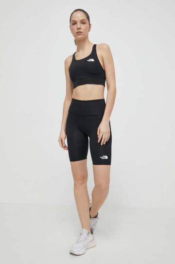 Спортивные шорты The North Face Flex женские цвет чёрный однотонные высокая посадка NF0A87JUJK31 Спортивные шорты The North Face Flex женские цвет чёрный однотонные высокая посадка NF0A87JUJK31