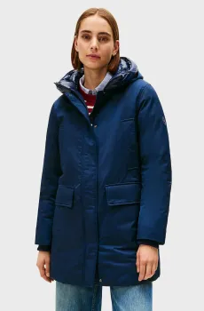 Женская темно-синяя парка PADDED Синий XS Tommy Hilfiger WW0WW46533