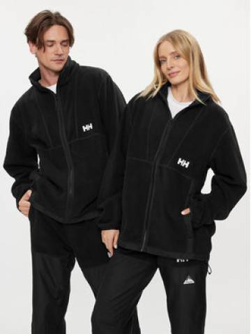 Helly Hansen Флісовий реглан Unisex Yu Fleece 54018 Чорний Relaxed Fit Helly Hansen Флісовий реглан Unisex Yu Fleece 54018 Чорний Relaxed Fit