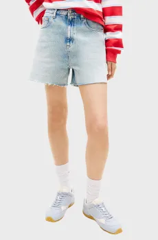 Женские голубые джинсовые шорты MOM Голубой 24 Tommy Jeans DW0DW22694