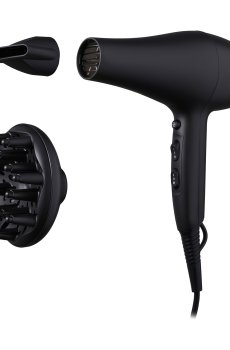 Фен для волос Ardesto Violet с насадками концентратор и диффузор, черный (HD-Y222PRO)