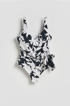 Reserved - Суцільний пляжний костюм - чорний - 365HP-99X