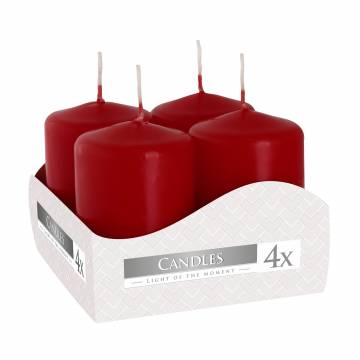 Свечи Bispol бордовые, 6 см, 4 шт (40/60-036)