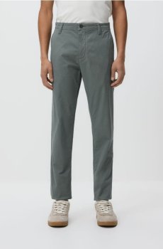 Reserved - Картаті штани-чиноси - пильно-зелений - YV905-97X