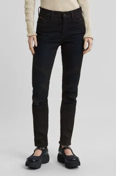 Женские черные джинсы Ace 2.0 Biker Slim Straight Wmn Черный 25-30 G-Star RAW D25285,8968