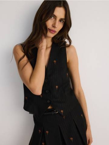 Reserved - LADIES` VEST - темно-сірий - YS850-90X Reserved - LADIES` VEST - темно-сірий - YS850-90X