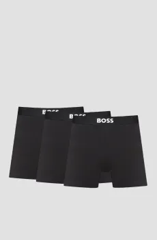 Мужские черные боксеры (3 шт) Черный S BOSS 50544272;001