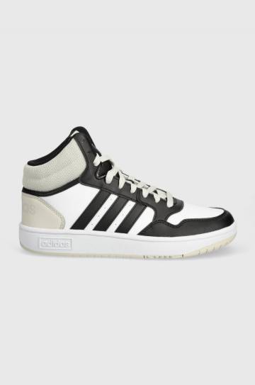 Детские кроссовки adidas Originals HOOPS 3.0 MID цвет чёрный IH7893 Детские кроссовки adidas Originals HOOPS 3.0 MID цвет чёрный IH7893