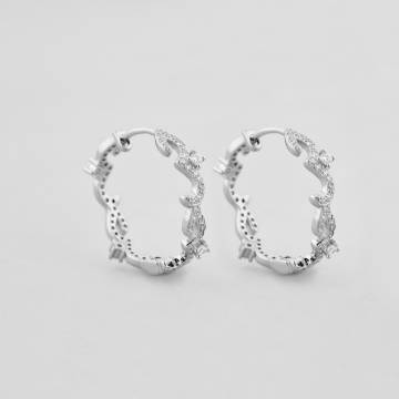 Серебряные серьги Minimal 9520434б Серебряные серьги Minimal 9520434б