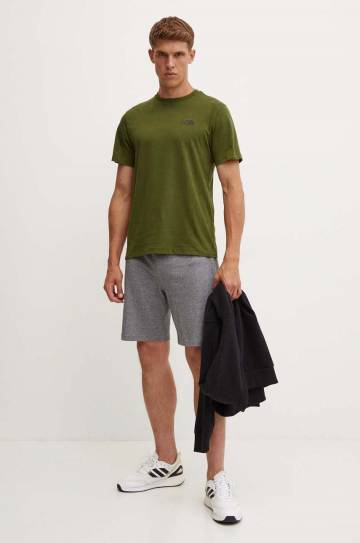 Футболка The North Face M S/S Simple Dome Tee мужская цвет зелёный с принтом NF0A87NGPIB1 Футболка The North Face M S/S Simple Dome Tee мужская цвет зелёный с принтом NF0A87NGPIB1