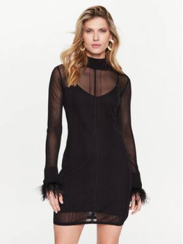 Patrizia Pepe Коктейльна сукня 8A1062/K078-K103 Чорний Slim Fit Patrizia Pepe Коктейльна сукня 8A1062/K078-K103 Чорний Slim Fit