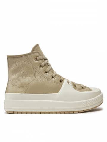 Converse Кеди Chuck Taylor All Star Construct Leather A06595C Бежевий Converse Кеди Chuck Taylor All Star Construct Leather A06595C Бежевий